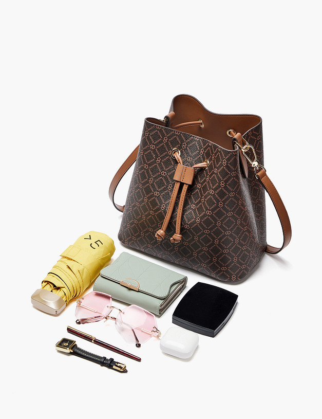 Коричневая женская сумка MASCOTTE 604-5204-609 | ракурс 4