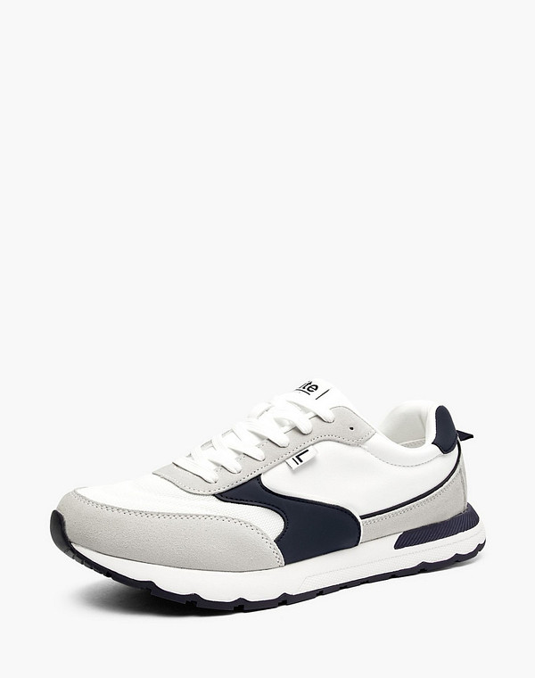 64-6150823-0201 Полуботинки для активного отдыха мужские велюр-и.кожа/текстиль св.серый-темн-синий, Lite by Mascott