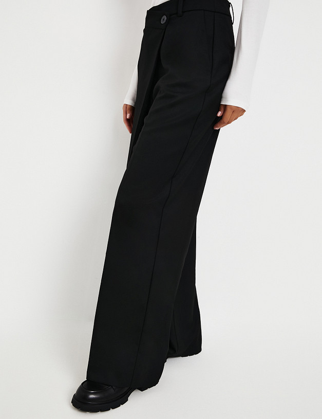 Черные женские брюки MASCOTTE 835-5201-2402 | ракурс 3