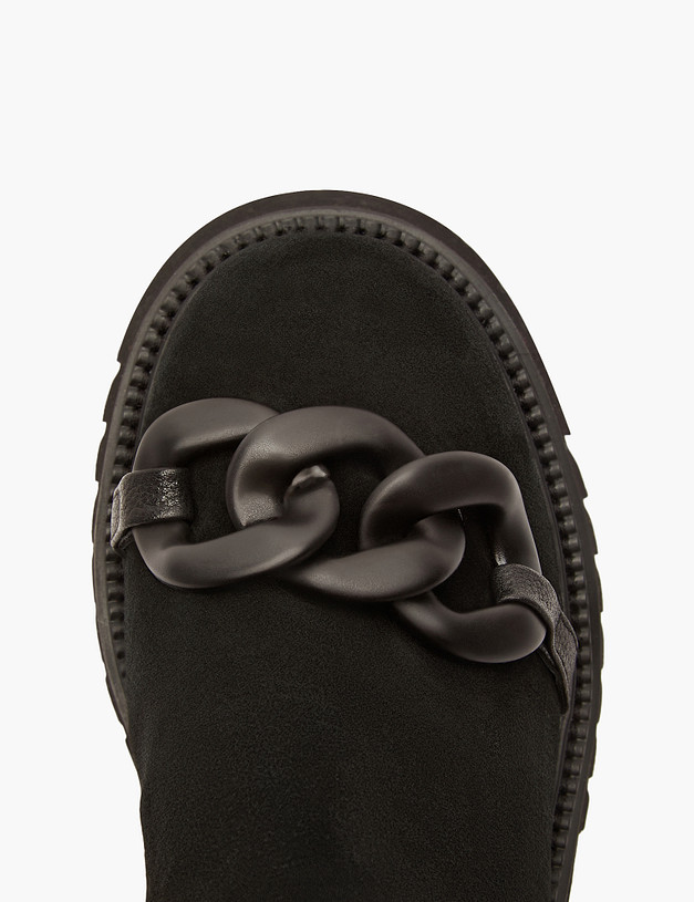 Черные женские челси с цепочкой MASCOTTE 233-3201523-3605M | ракурс 5