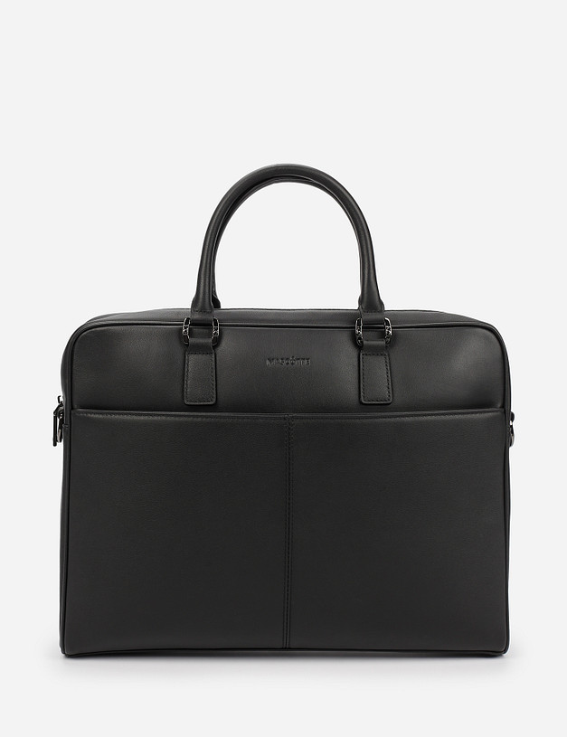 Черный мужской портфель MASCOTTE 602-1206-102 | ракурс 2