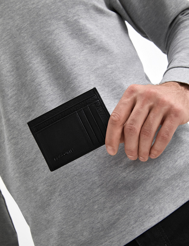 Черный мужской картхолдер MASCOTTE 622-2218-102 | ракурс 1 Черный мужской картхолдер MASCOTTE 622-2218-102 | ракурс 1