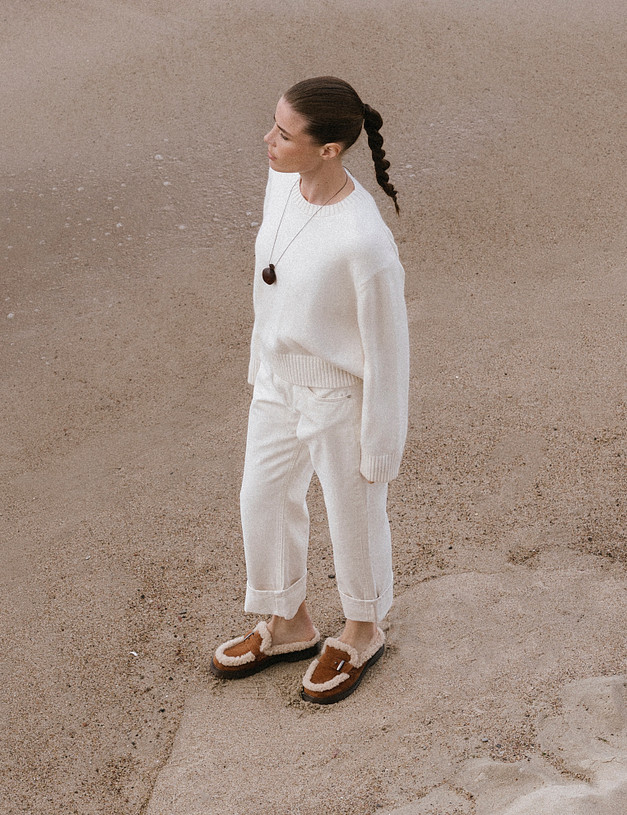 Рыжие женские сабо MASCOTTE 94-510542-0613 | ракурс 1