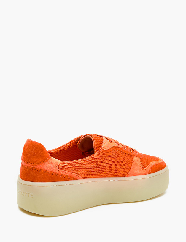 Оранжевые женские кеды на высокой подошве MASCOTTE 22-4120523-4640M | ракурс 3