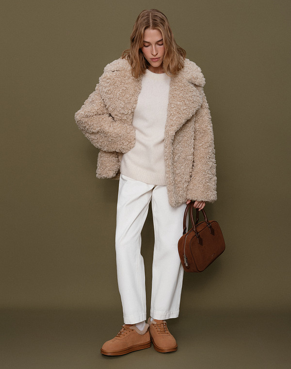 Рыжие женские зимние полуботинки 5990₽