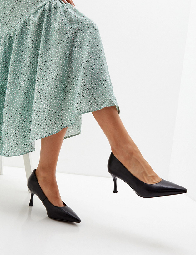 Черные женские туфли MASCOTTE 233-222611-0502 | ракурс 1