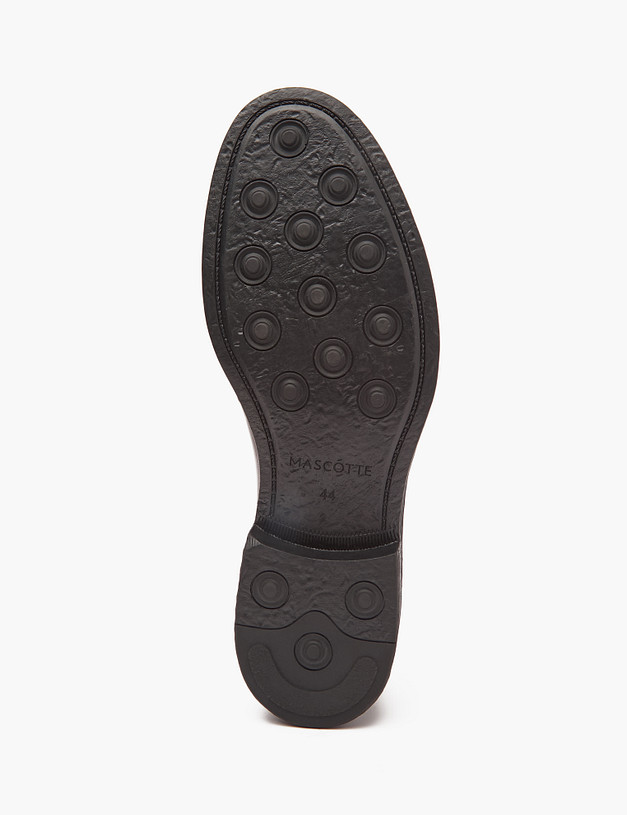 Коричневые кожаные мужские броги MASCOTTE 128-124711-0109 | ракурс 5