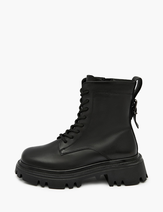 Черные женские зимние ботинки MASCOTTE 58-325931-0102 | ракурс 2