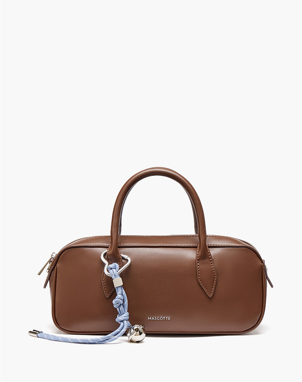 646-6112-609 Сумка женская и.кожа/текстиль корич, S, Mascotte