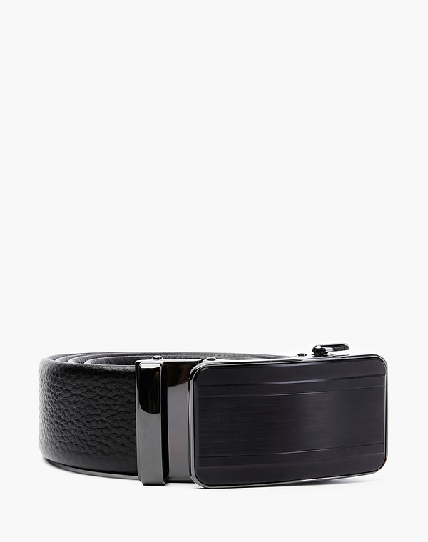 727-2201-102 Ремень муж. нат.кожа/нат.кожа черн, Mascotte