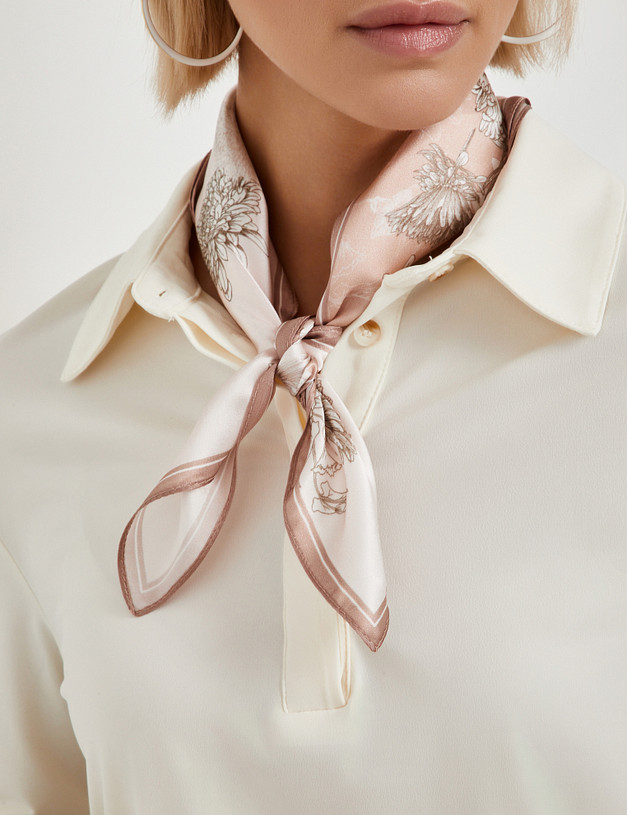 Розовый женский платок MASCOTTE 766-5105-2106 | ракурс 1