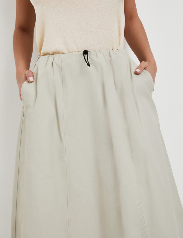 Серо-бежевая женская юбка MASCOTTE 974-5103-2608 | ракурс 6