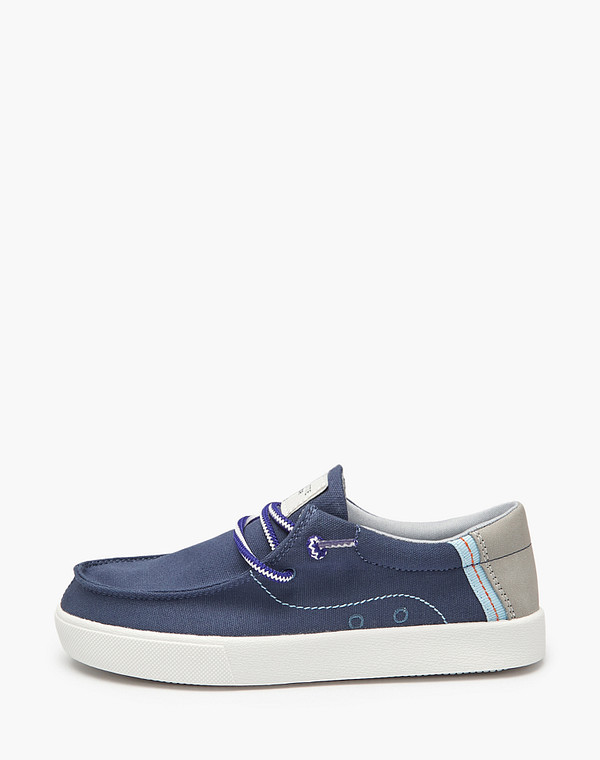 18-411723-0203 Полуботинки для активного отдыха мальчиковые текстиль/текстиль темн-синий-серый, Mascotte JUNIOR