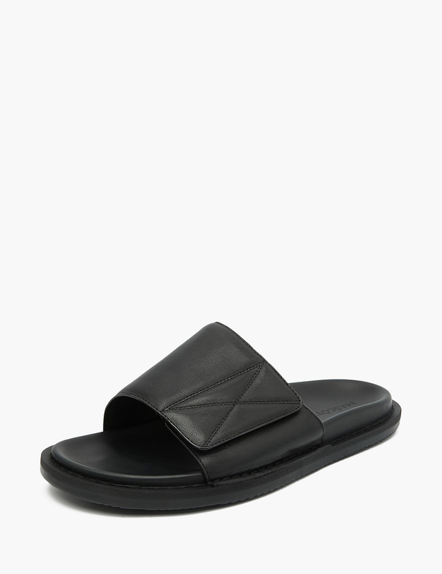 Черные мужские сабо MASCOTTE 128-314462-0102 | ракурс 3