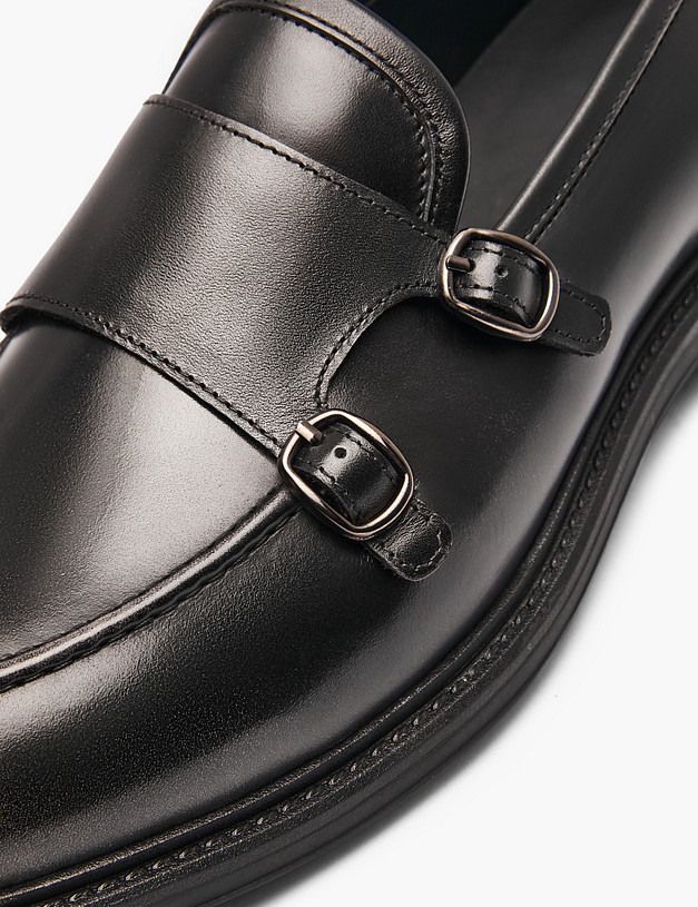 Черные мужские лоферы MASCOTTE 175-615311-6107M | ракурс 6