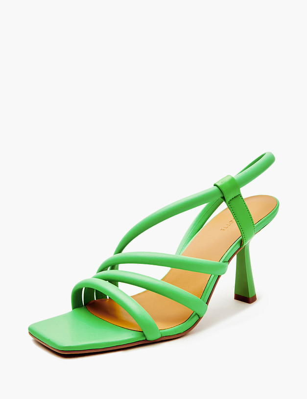 Зеленые женские босоножки MASCOTTE 126-412461-0604 | ракурс 2