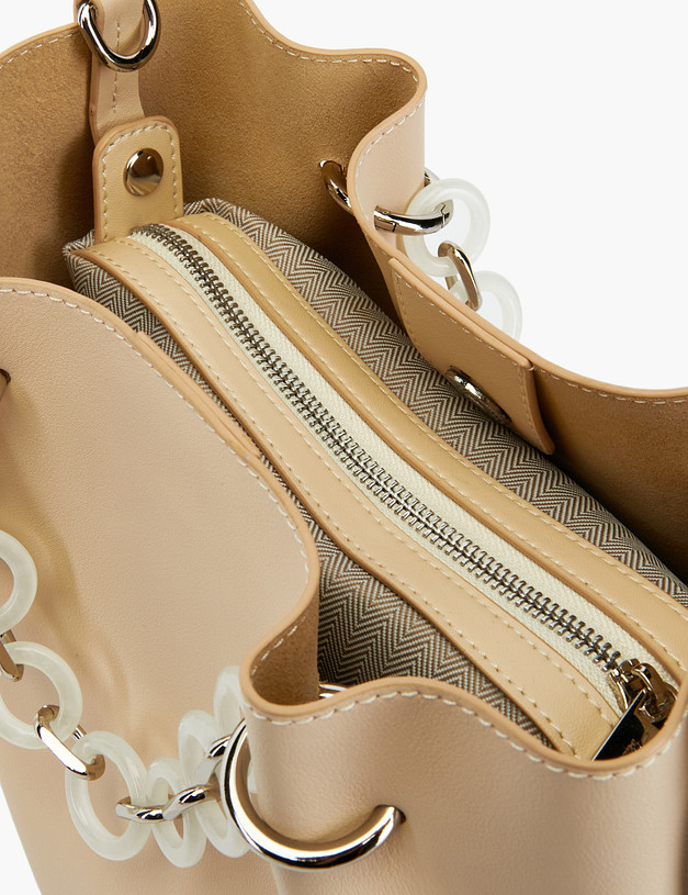 Бежевая женская сумка MASCOTTE 671-2117-608 | ракурс 4