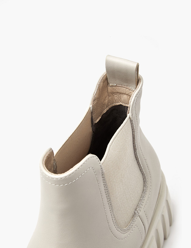 Бежевые женские челси на массивной подошве MASCOTTE 234-224927-7115M | ракурс 6