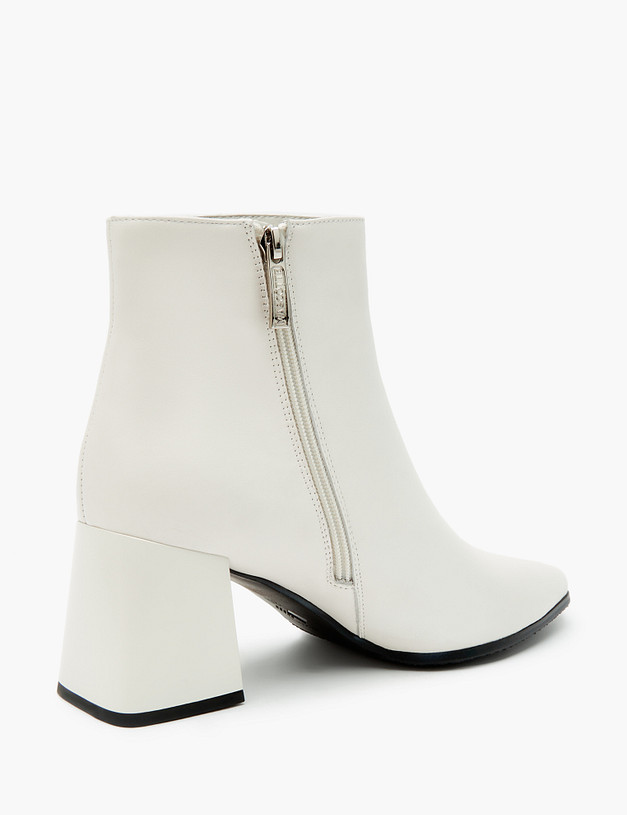 Молочные кожаные женские ботильоны MASCOTTE 233-310621-4156M | ракурс 5