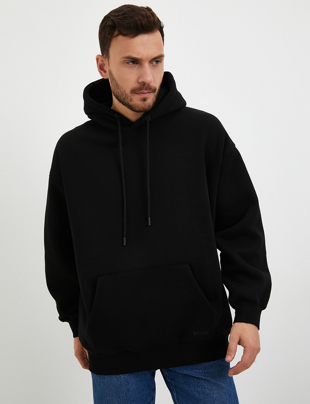 Черное мужское худи MASCOTTE 234-3360-2602 | ракурс 3