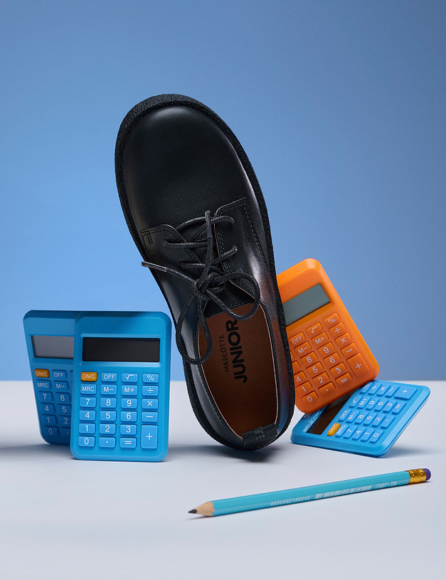 Черные детские полуботинки MASCOTTE 159-410211-0102 | ракурс 8