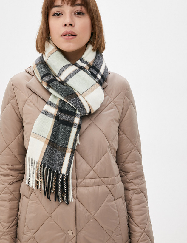 Зеленый женский шарф MASCOTTE 766-1217-2404 | ракурс 1