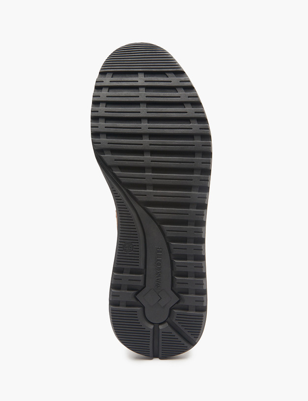 Коричневые мужские кроссовки с контрастной вставкой MASCOTTE 175-4192025-2217M | ракурс 5