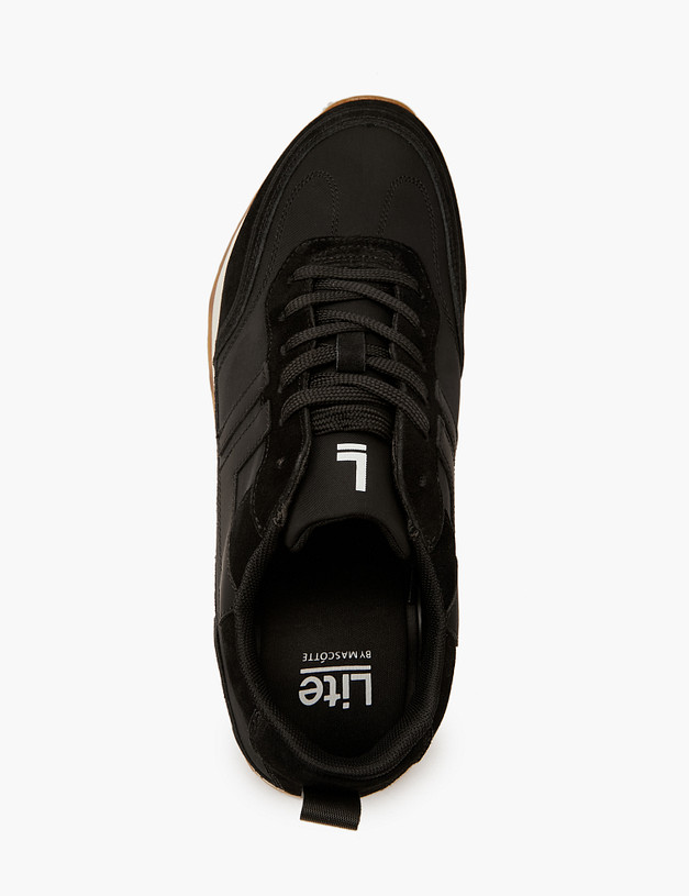 Черные мужские кроссовки MASCOTTE 128-414221-0202 | ракурс 4