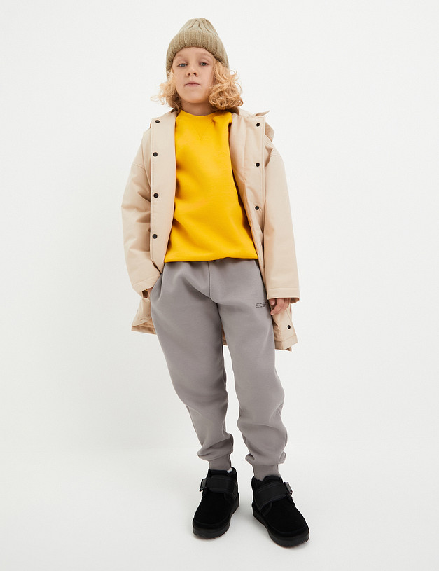 Черные детские ботинки с пряжкой MASCOTTE 234-326438-0202 | ракурс 1