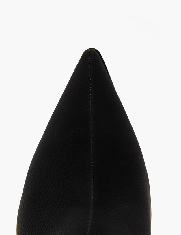 Черные женские ботильоны из велюра MASCOTTE 234-410320-0602 | ракурс 4