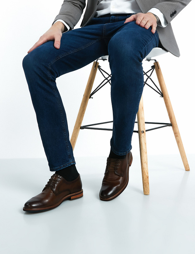 Коричневые мужские дерби MASCOTTE 58-110212-0109 | ракурс 1