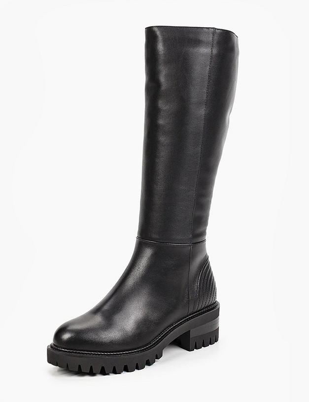 Черные женские зимние сапоги MASCOTTE 99-125232-0102 | ракурс 2