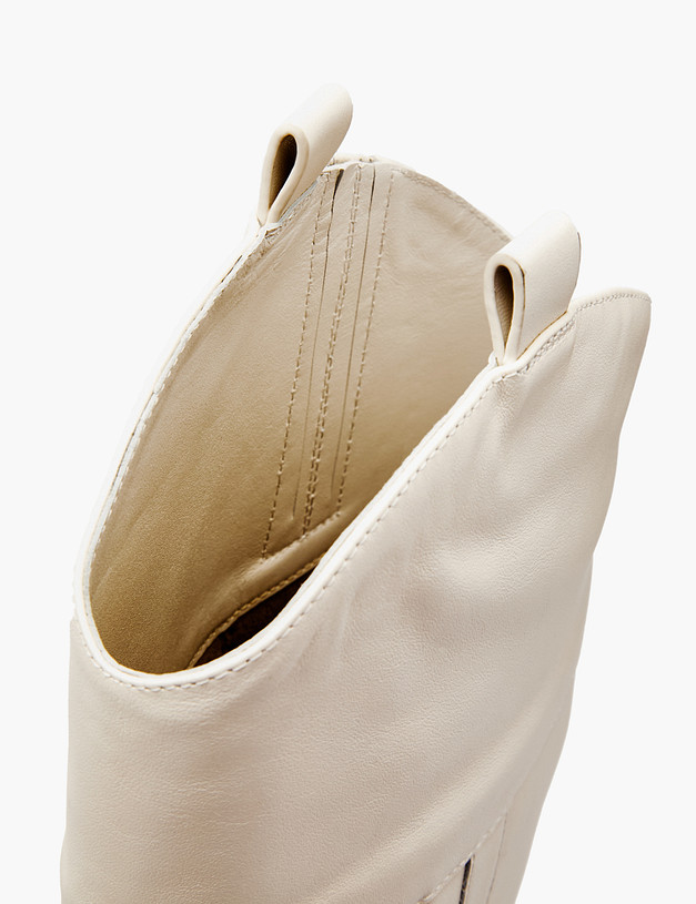 Молочные женские сапоги-казаки MASCOTTE 233-3205823-7115M | ракурс 8