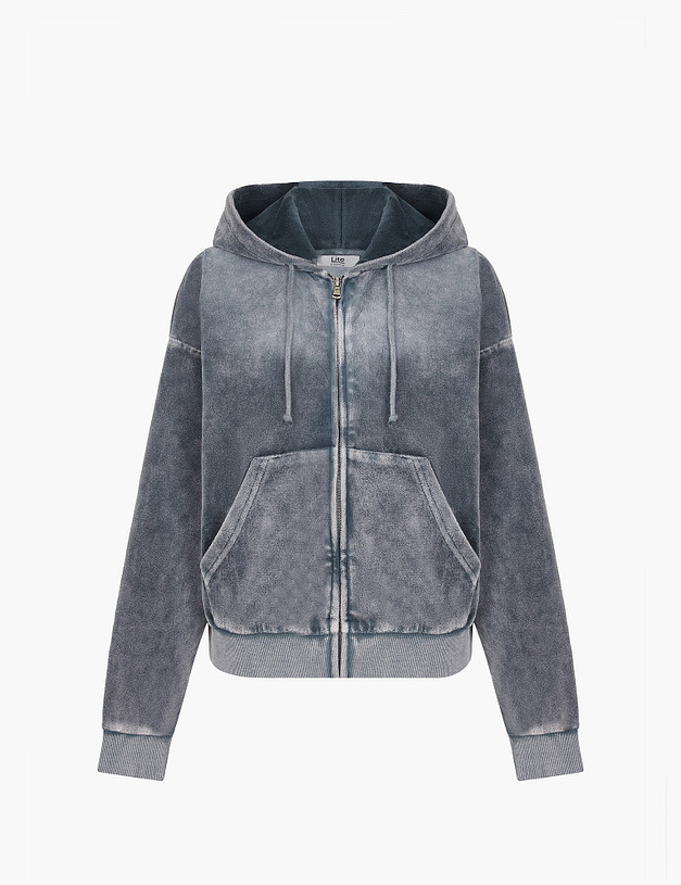 Графитовое женское худи MASCOTTE 888-4207-2610 | ракурс 7