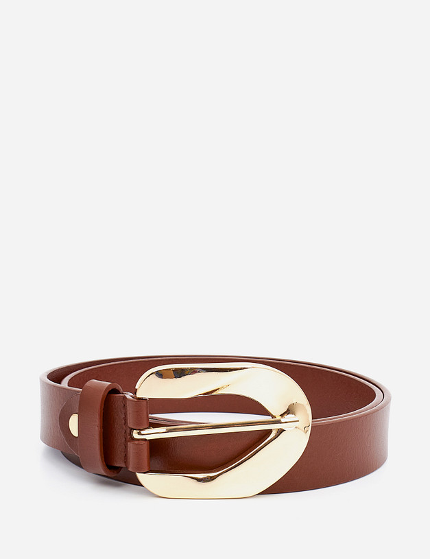 Коричневый женский ремень MASCOTTE 701-1207-609 | ракурс 2 Коричневый женский ремень MASCOTTE 701-1207-609 | ракурс 2