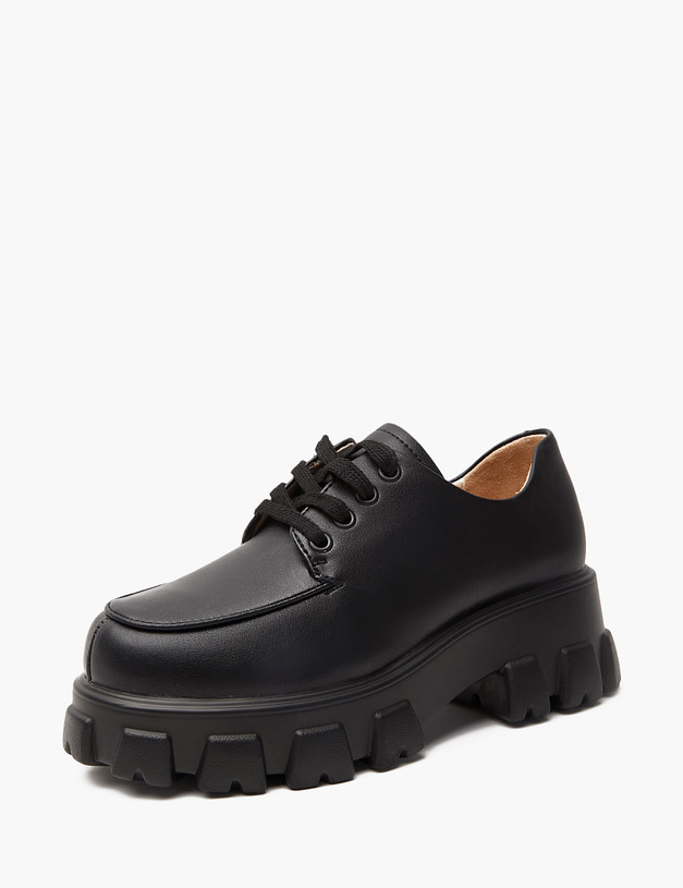 Черные дерби для девочек MASCOTTE 98-410613-0602 | ракурс 5 Черные дерби для девочек MASCOTTE 98-410613-0602 | ракурс 5
