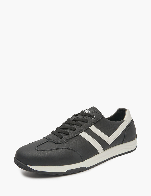 Черные мужские кроссовки MASCOTTE 234-514221-0102 | ракурс 2