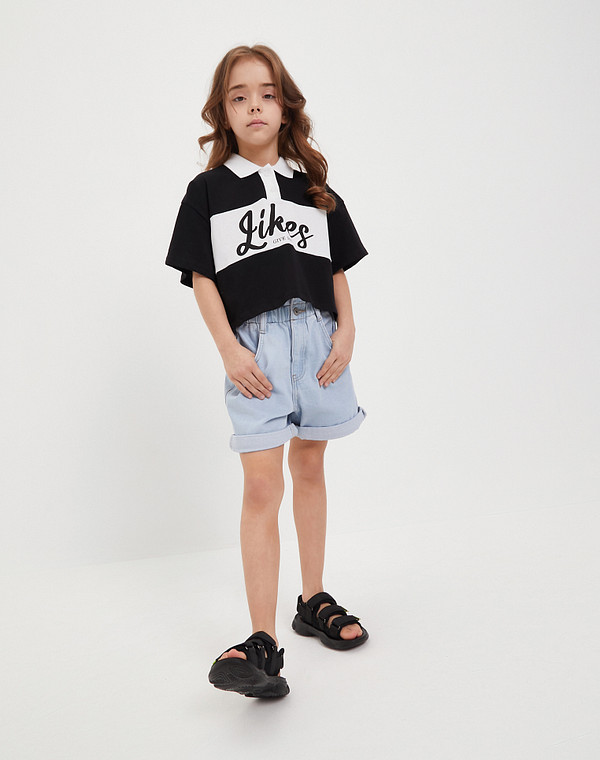 98-411423-0202 Туфли летние мальч./девич. текстиль/текстиль черн, Mascotte JUNIOR