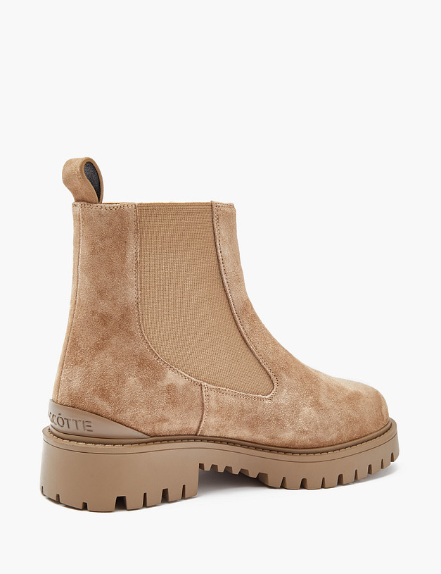 Бежевые женские зимние челси MASCOTTE 233-3202138-3671M | ракурс 3
