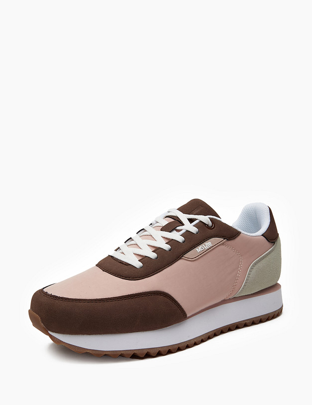 Розовые женские кроссовки MASCOTTE 181-411321-0206 | ракурс 3 Розовые женские кроссовки MASCOTTE 181-411321-0206 | ракурс 3