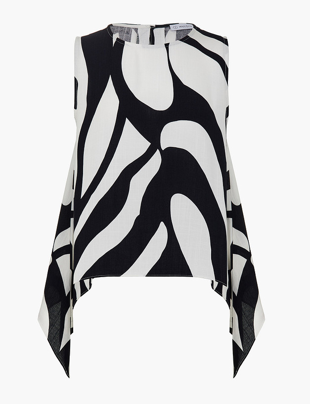 Сине-белый женский топ MASCOTTE 973-6111-2403 | ракурс 8