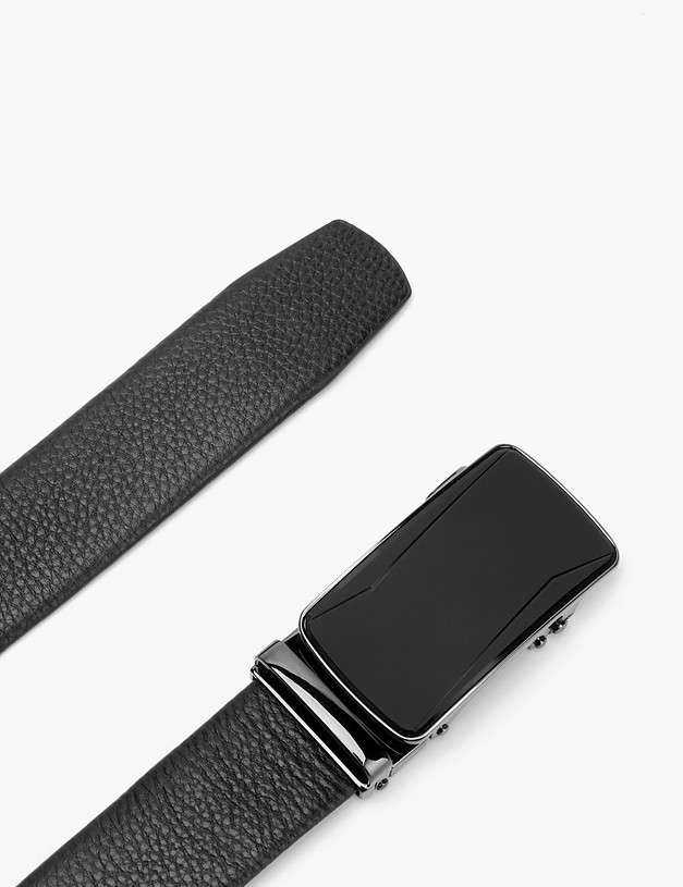 Черный мужской ремень MASCOTTE 727-2103-102 | ракурс 2