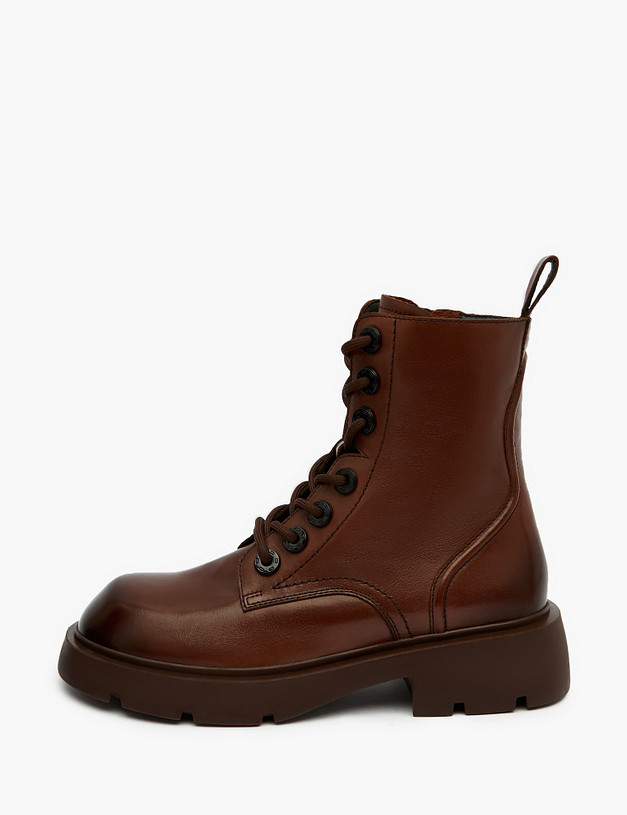 Коричневые женские ботинки MASCOTTE 58-321221-0109 | ракурс 1