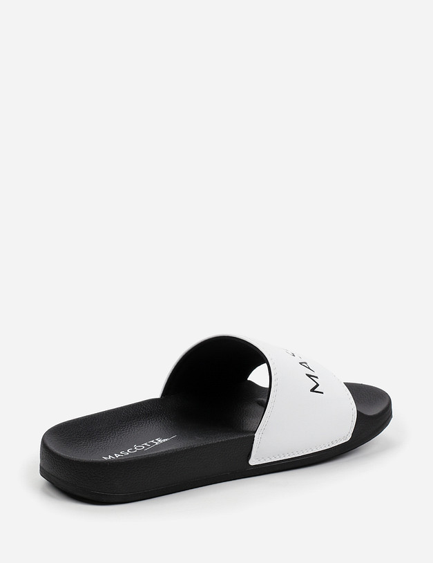 Белые женские сабо MASCOTTE 151-110221-0601 | ракурс 4