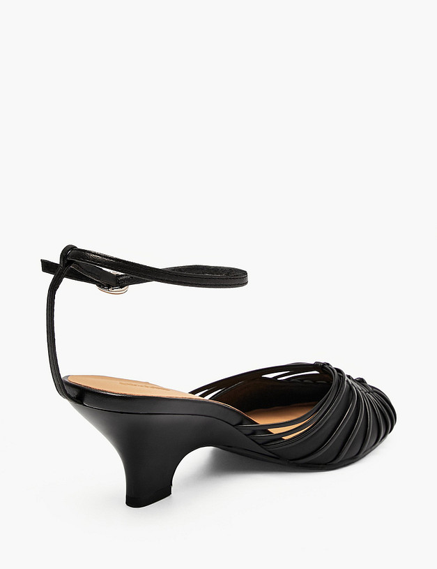 Черные женские босоножки MASCOTTE 126-614811-0502 | ракурс 3