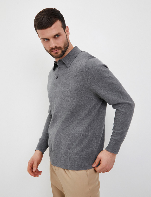 Серый мужской джемпер MASCOTTE 900-4225-2610 | ракурс 2 Серый мужской джемпер MASCOTTE 900-4225-2610 | ракурс 2