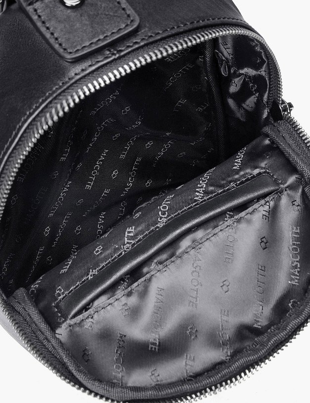 Черная мужская сумка MASCOTTE 604-5121-102 | ракурс 4