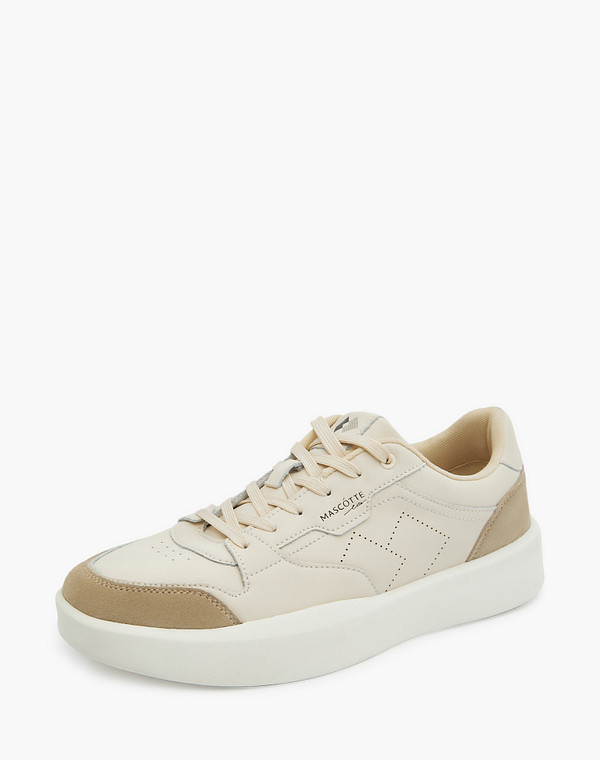 189-3130221-0608 Полуботинки для активного отдыха мужские кож.спилок-велюр/текстиль беж, Mascotte Lite