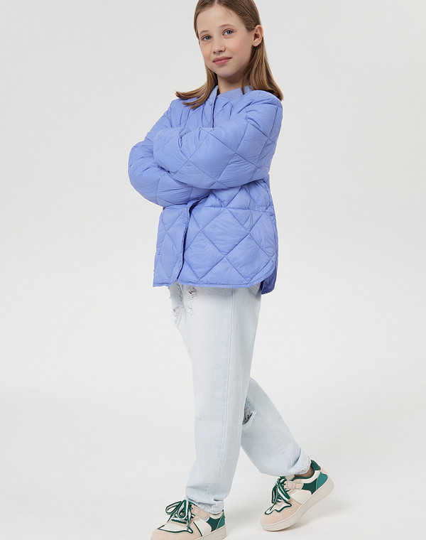 872-4146-2407 Куртка девичья сирень, Mascotte JUNIOR