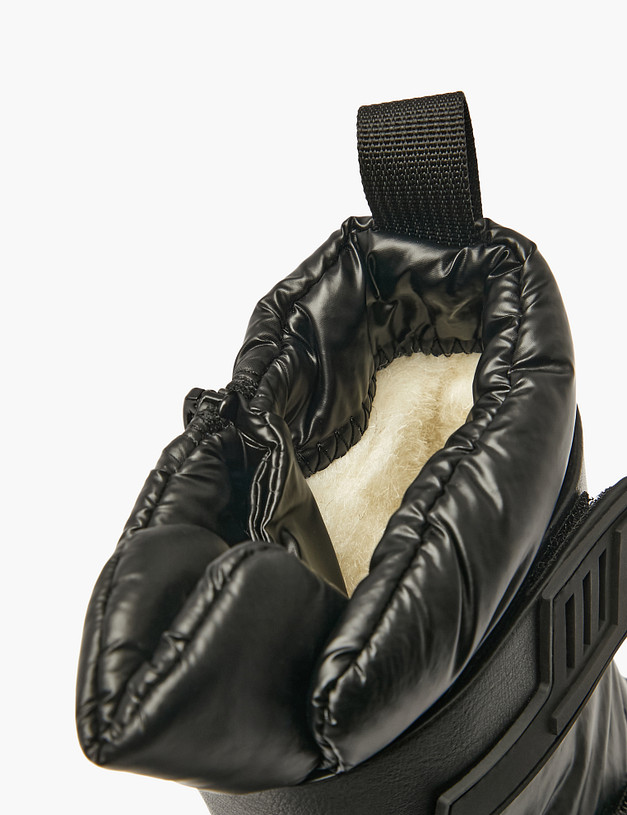 Черные зимние ботинки для девочек MASCOTTE 98-524751-0202 | ракурс 7